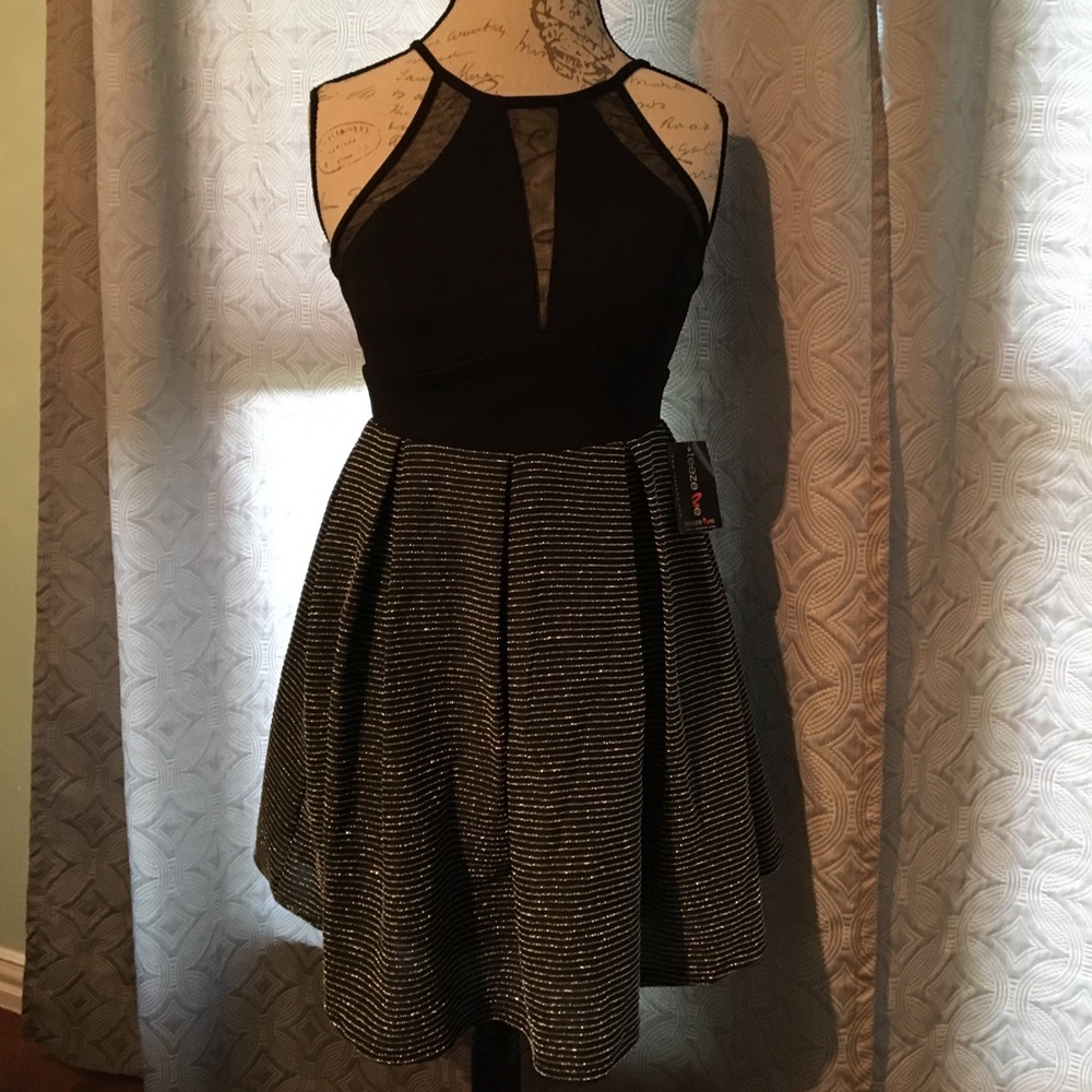 Black cocktail dress